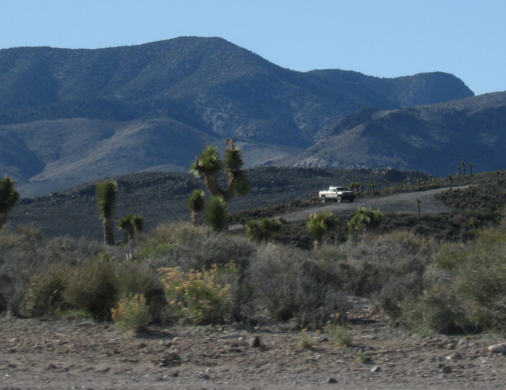 Guard Truck on Groom Lake Road